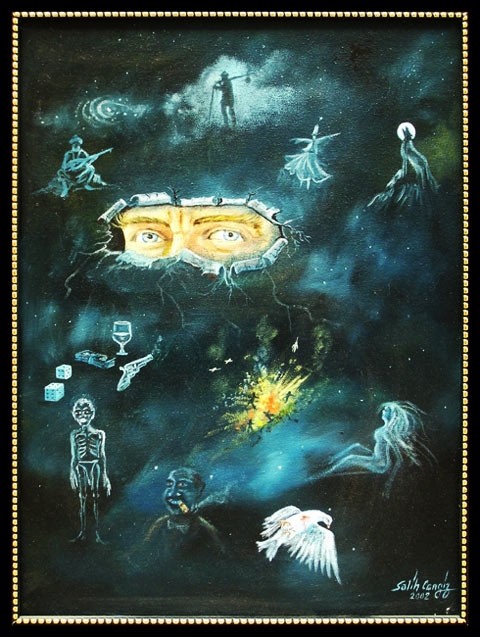 Biri Bizi Gözetliyor - 50x70 cm 2002