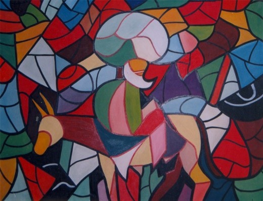 Hoca Nasrettin 70X90 cm - 1997