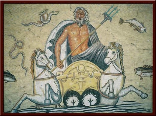 Poseidon'un Atları (The Horses of Poseidon) 100X130 cm - 2004 