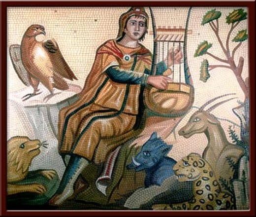 Orpheus (Orpheus Spellin the Wild Beasts With His Lyre) 118X135 cm - 2003
