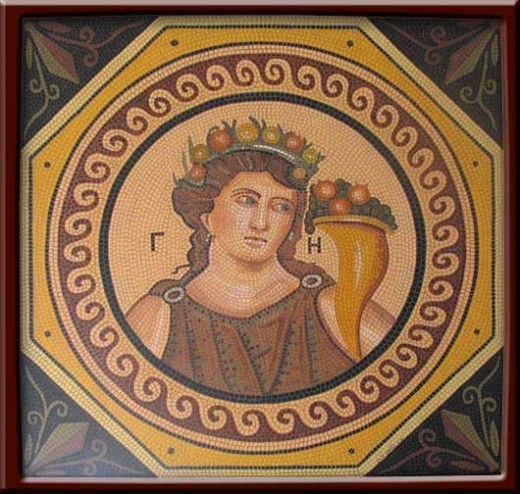 Toprak Ana Ge (Ge, the Earth Mother) 130X130 cm - 2003 
