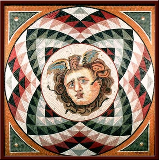Medusa (Medusa the Mortal of the Gorgones) 110X110 cm - 2003 
