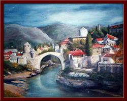 Mostar 70X90 cm - 1996