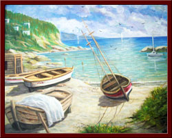 Sahildeki Yalnızlık - 40x50 cm 2010