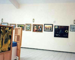Fatih Üniversitesi'ndeki sergiden bir kare.