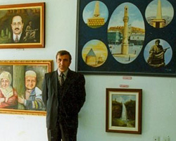 5.Dede Korkut Kültür Şenlikleri kapsamında gerçekleştirilen sergiden bir kare.