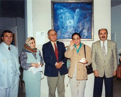 3.Dede Korkut Kültür Şenlikleri kapsamında gerçekleştirilen sergiden bir kare.
