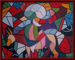 Hoca Nasrettin 70X90 cm - 1997