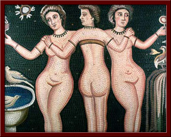 Çıplak Betimlenmiş Üç Güzeller (Three Graves in Nude) 100X135 cm   Kenneth D. McKay Kolleksiyonu, 